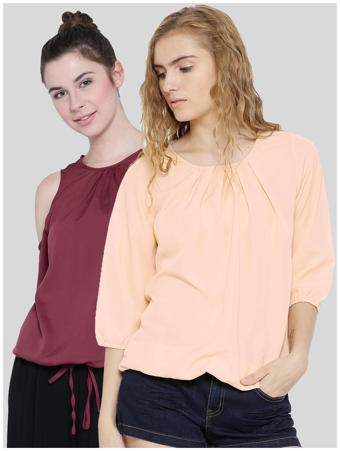 

Sera Women Solid Regular top - Multi