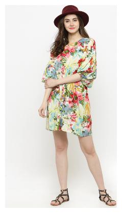 

Sera Multi Printed A-line dress