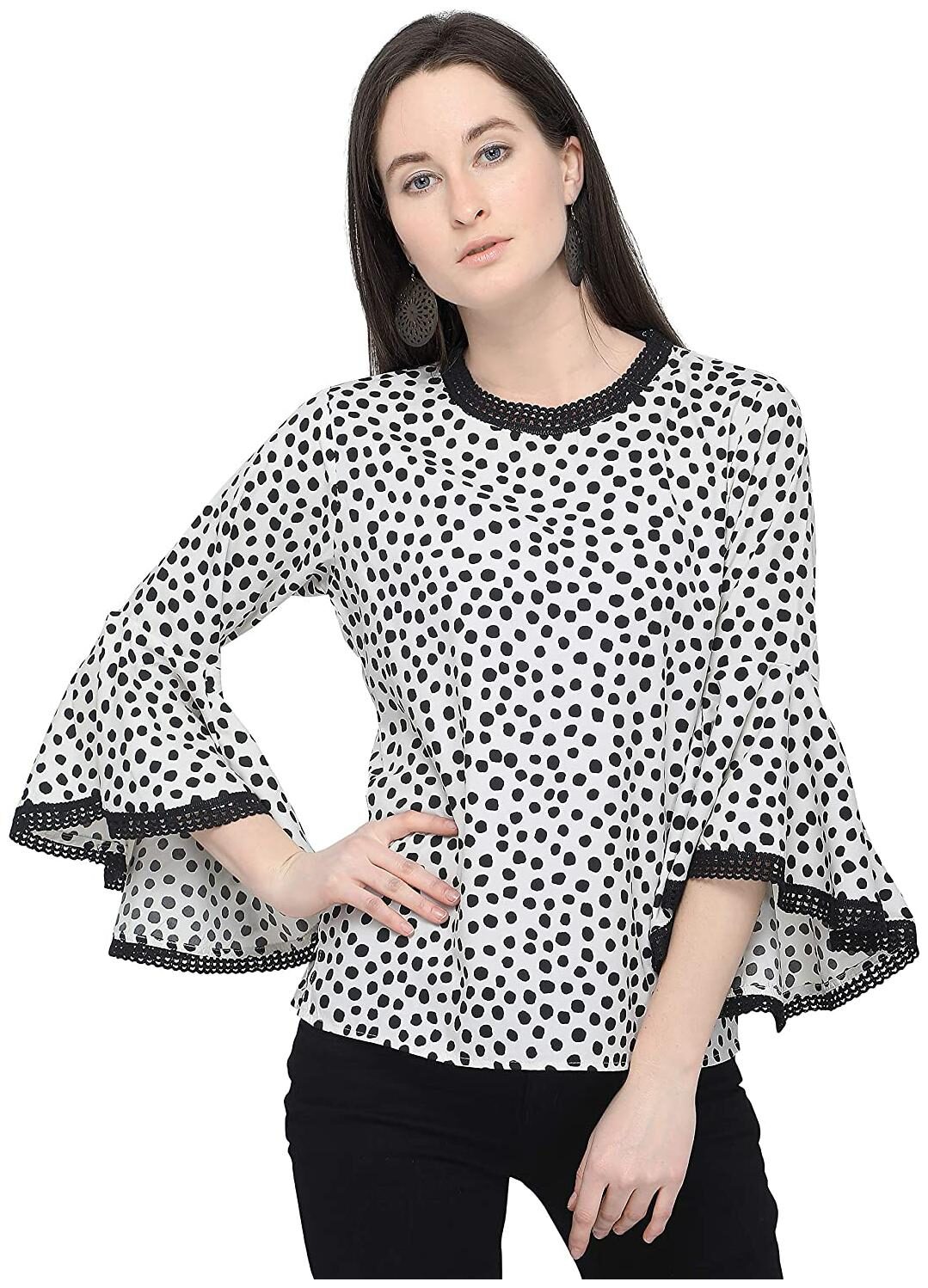 

Serein Women Polka dots Regular top - White