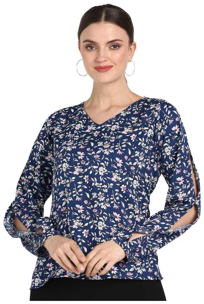 

Serein Women Floral Regular top - Blue