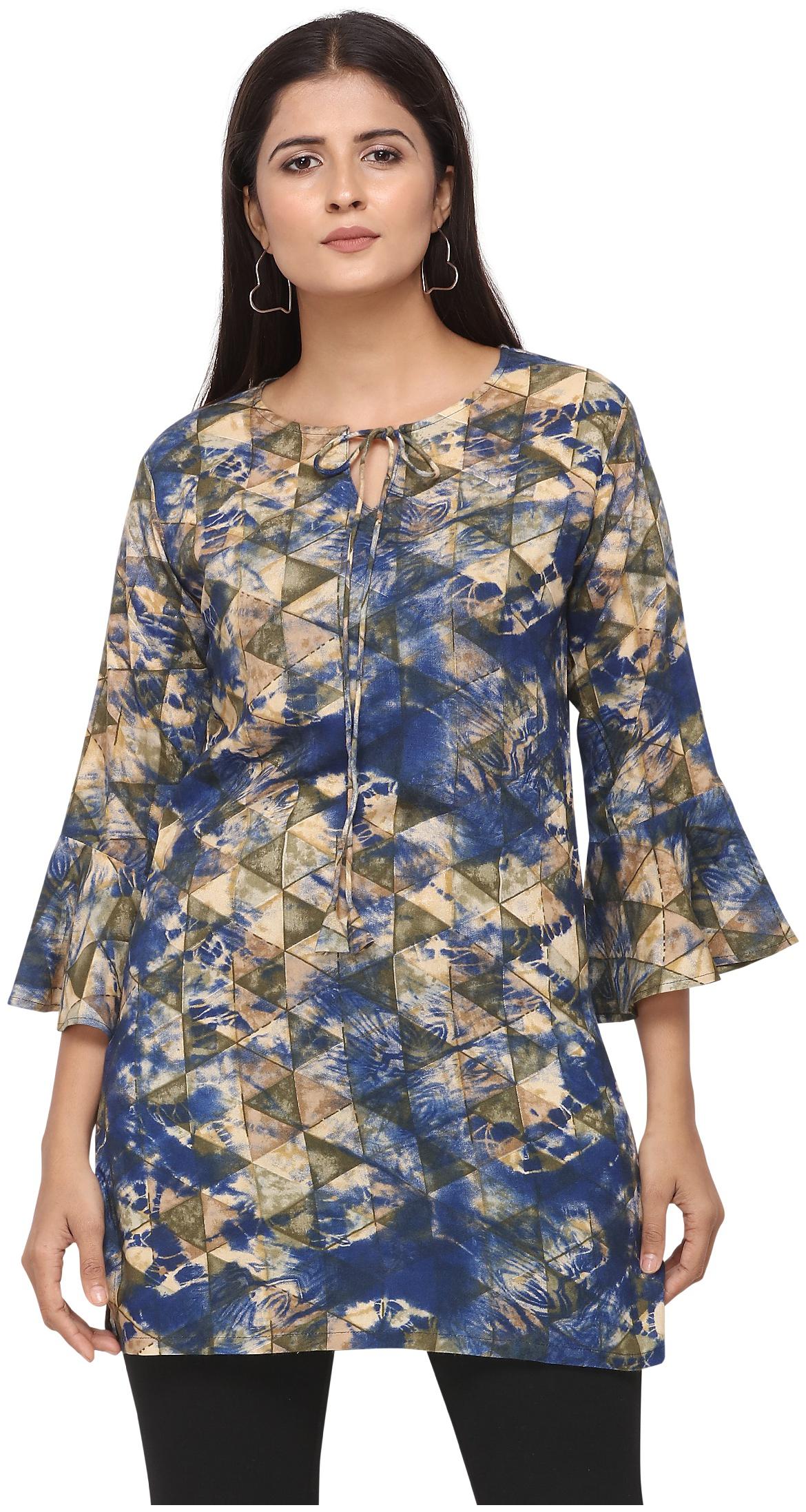 

Serein Polyester Blend Geometric Multi Kurti Women
