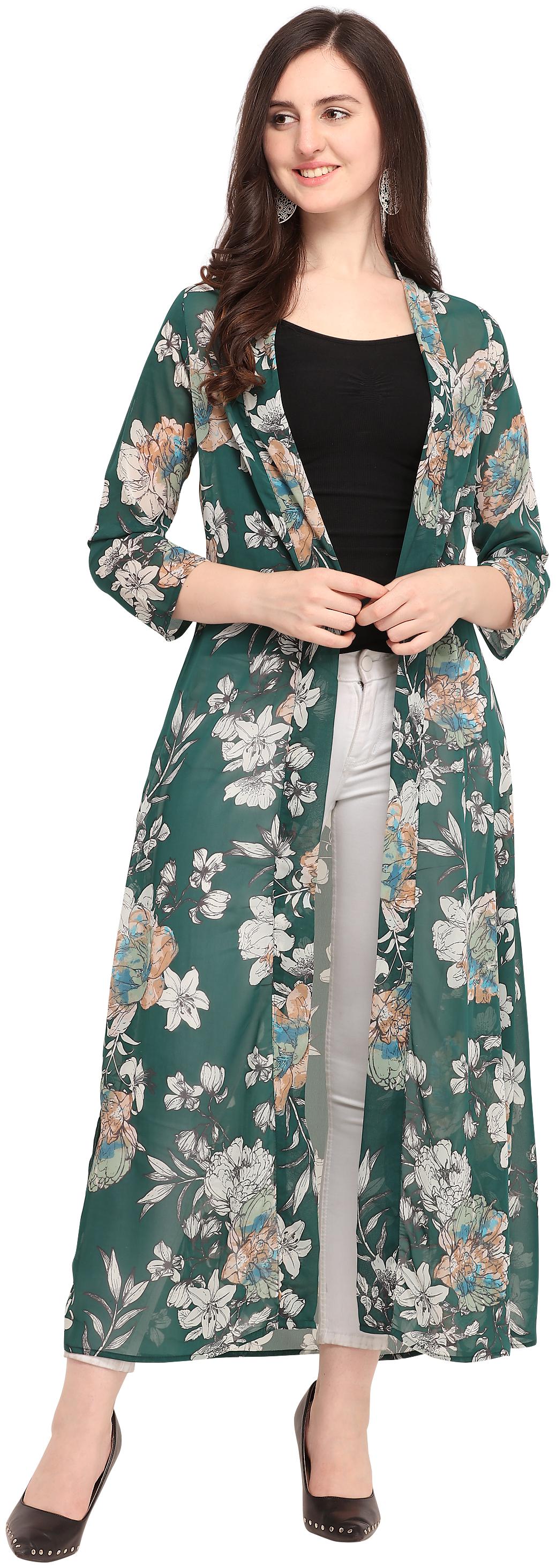 

Serein Women Shrug - Green