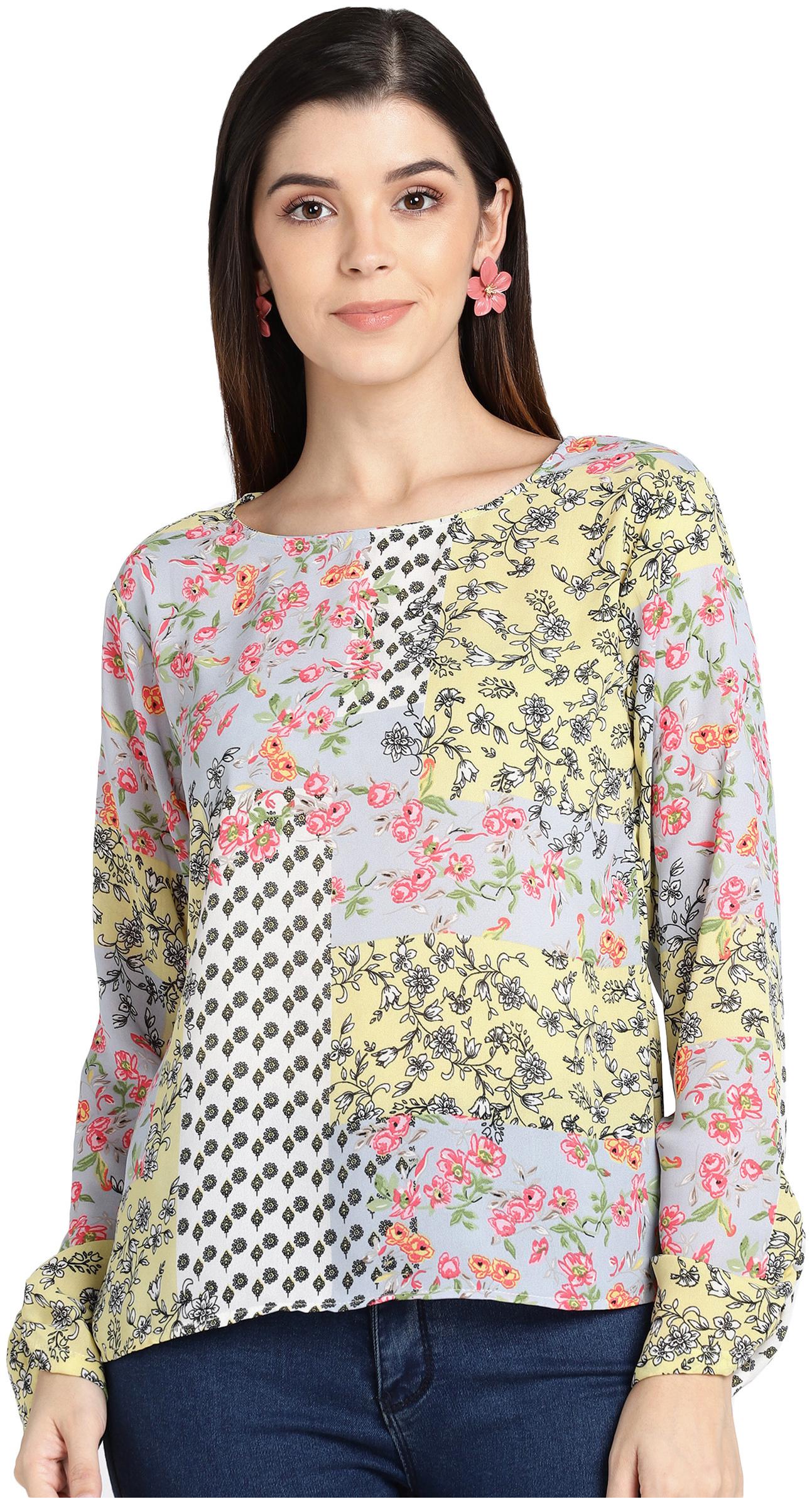 

Serein Women Floral Regular top - Multi
