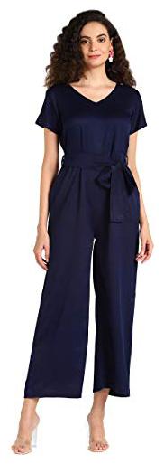 

Serein Solid Jumpsuit - Blue