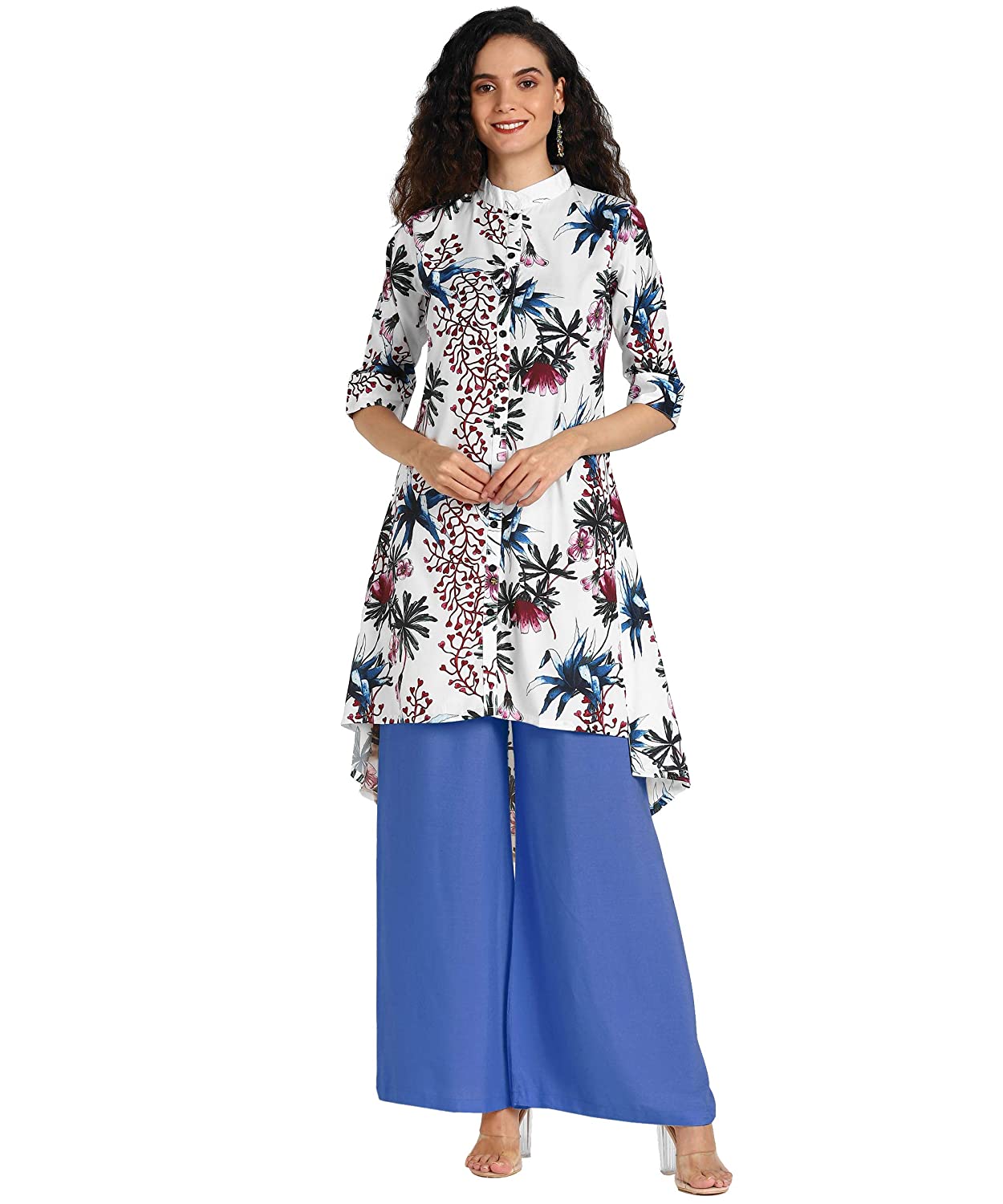 

Serein Women Multi Floral Assymetrical Kurti