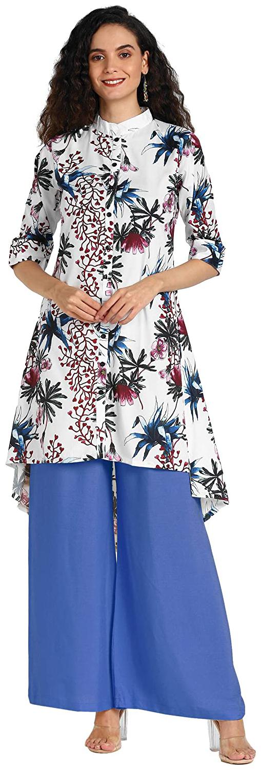

Serein Women Multi Floral Assymetrical Kurti