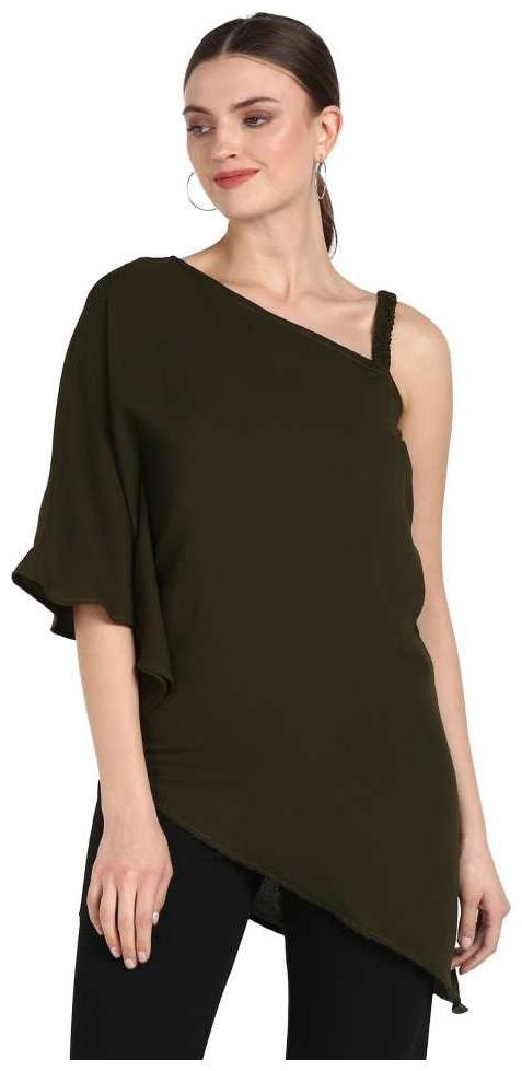 

Serein Women Solid Regular top - Green
