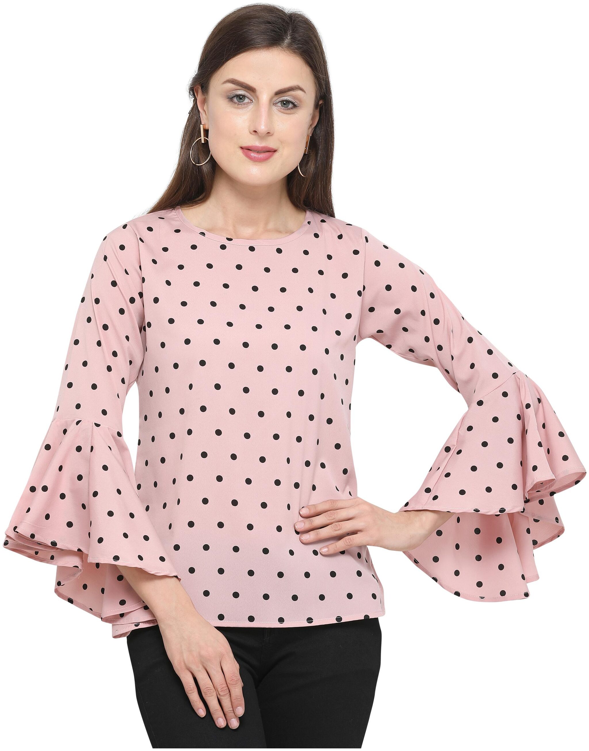 

Serein Women Polka dots Blouson top - Pink