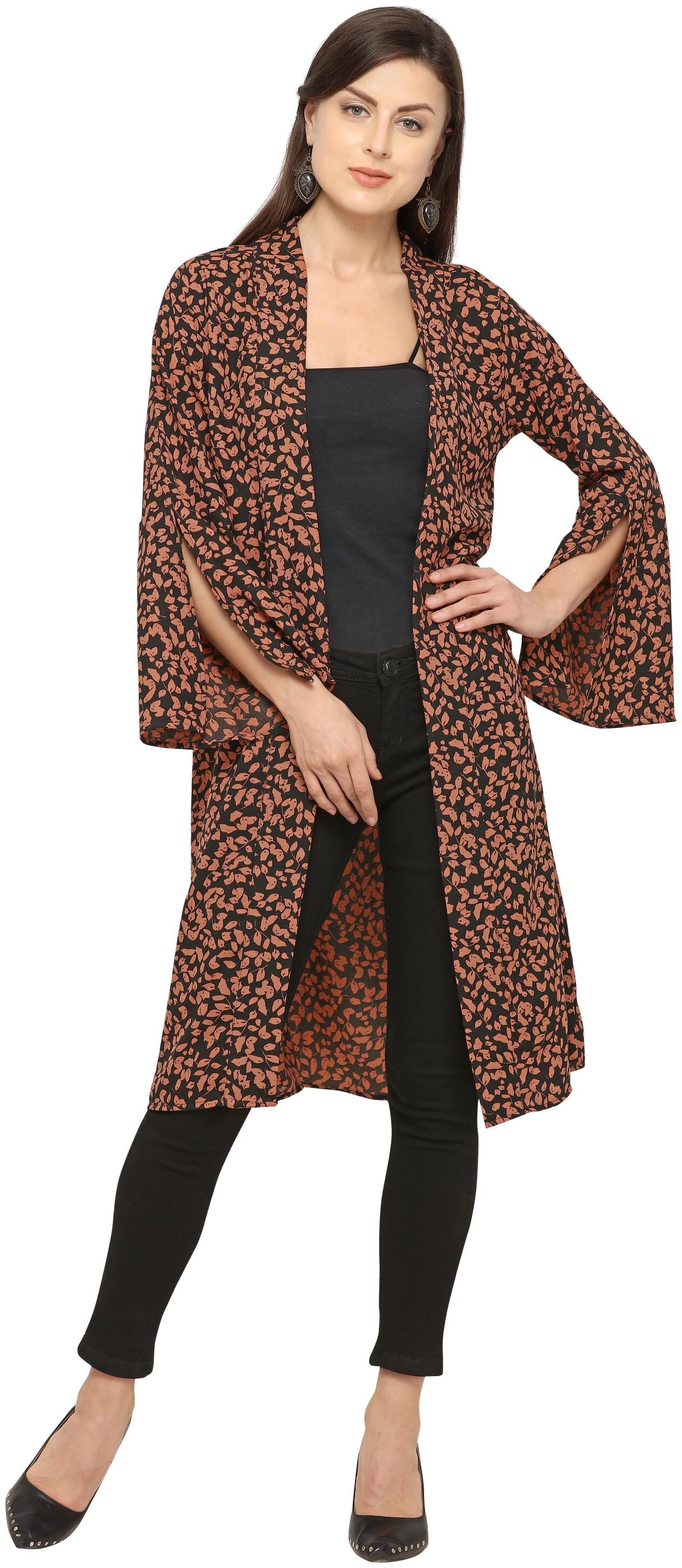 

Serein Women Shrug - Brown Black