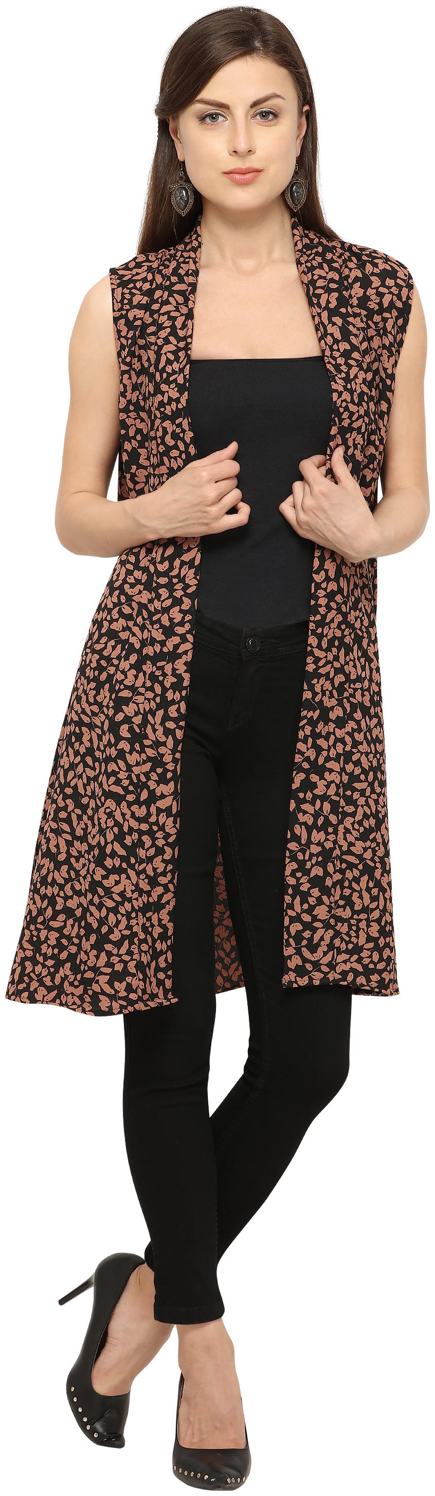 

Serein Women Shrug - Brown Black
