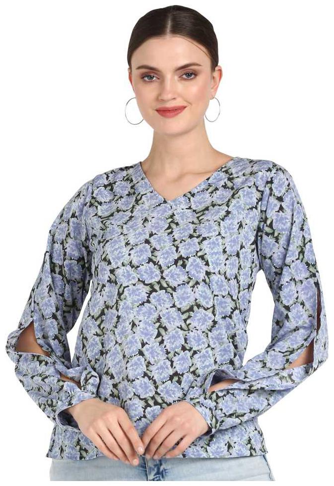 

Serein Women Floral Regular top - Blue