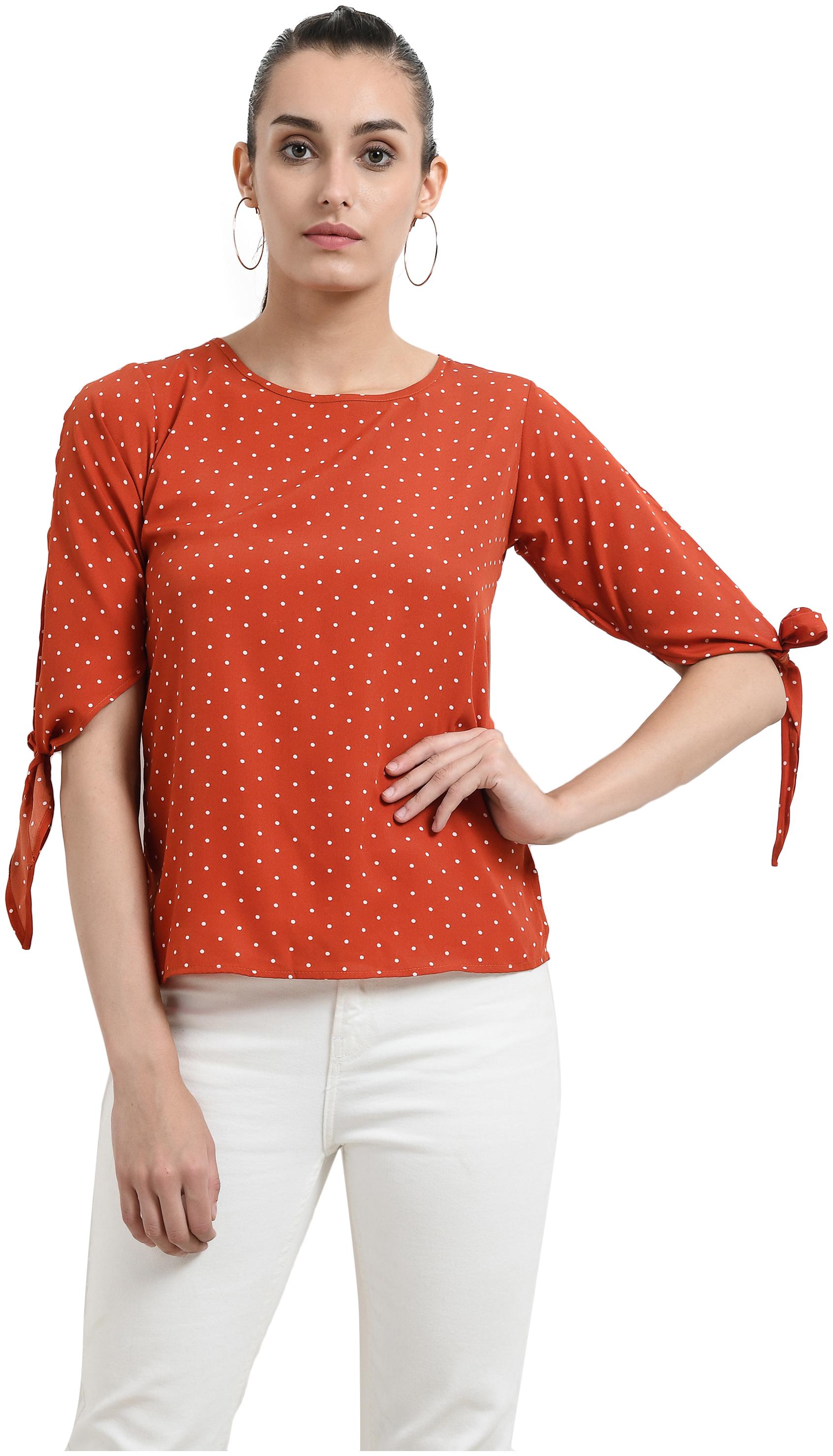 

Serein Women Polka dots Regular top - Orange