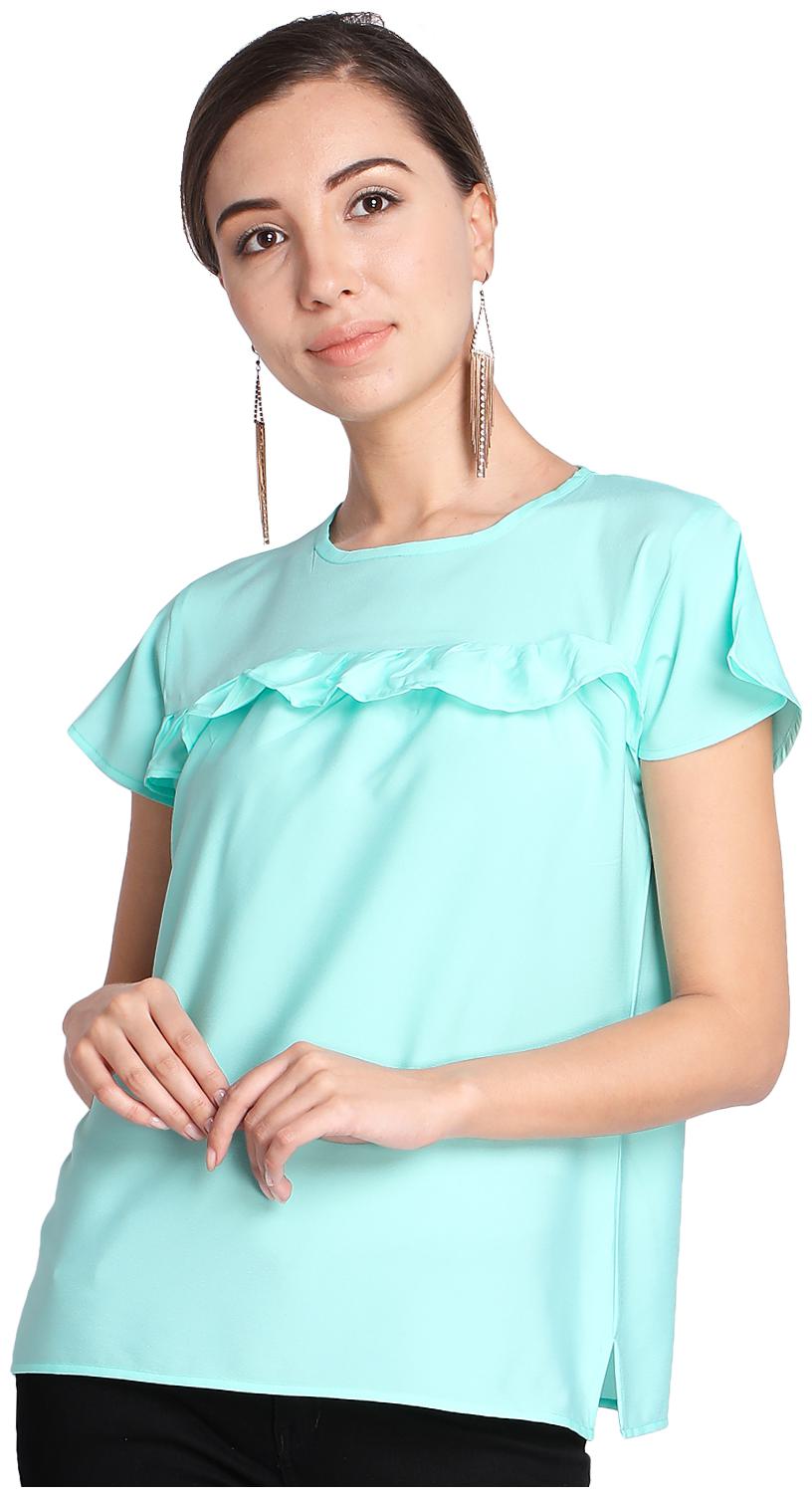 

Serein Women Solid Blouson top - Green