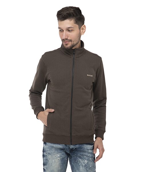 

Seven Men Brown Solid Sports jacket