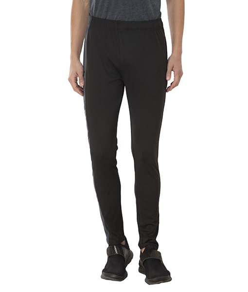 

Seven Men Black Solid Regular fit Track pants