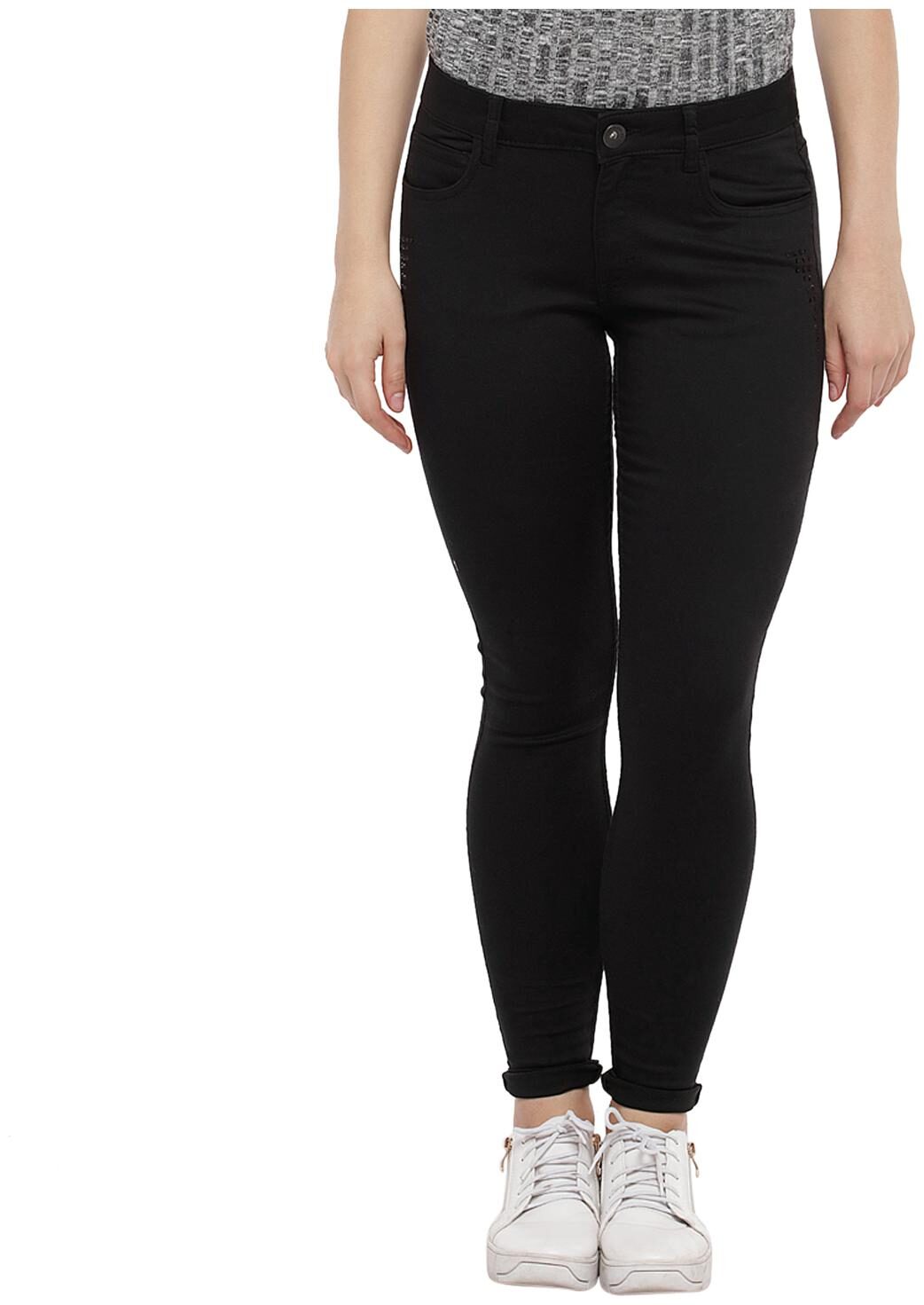 

SF Jeans By Pantaloons Women Black Skinny fit Jeans