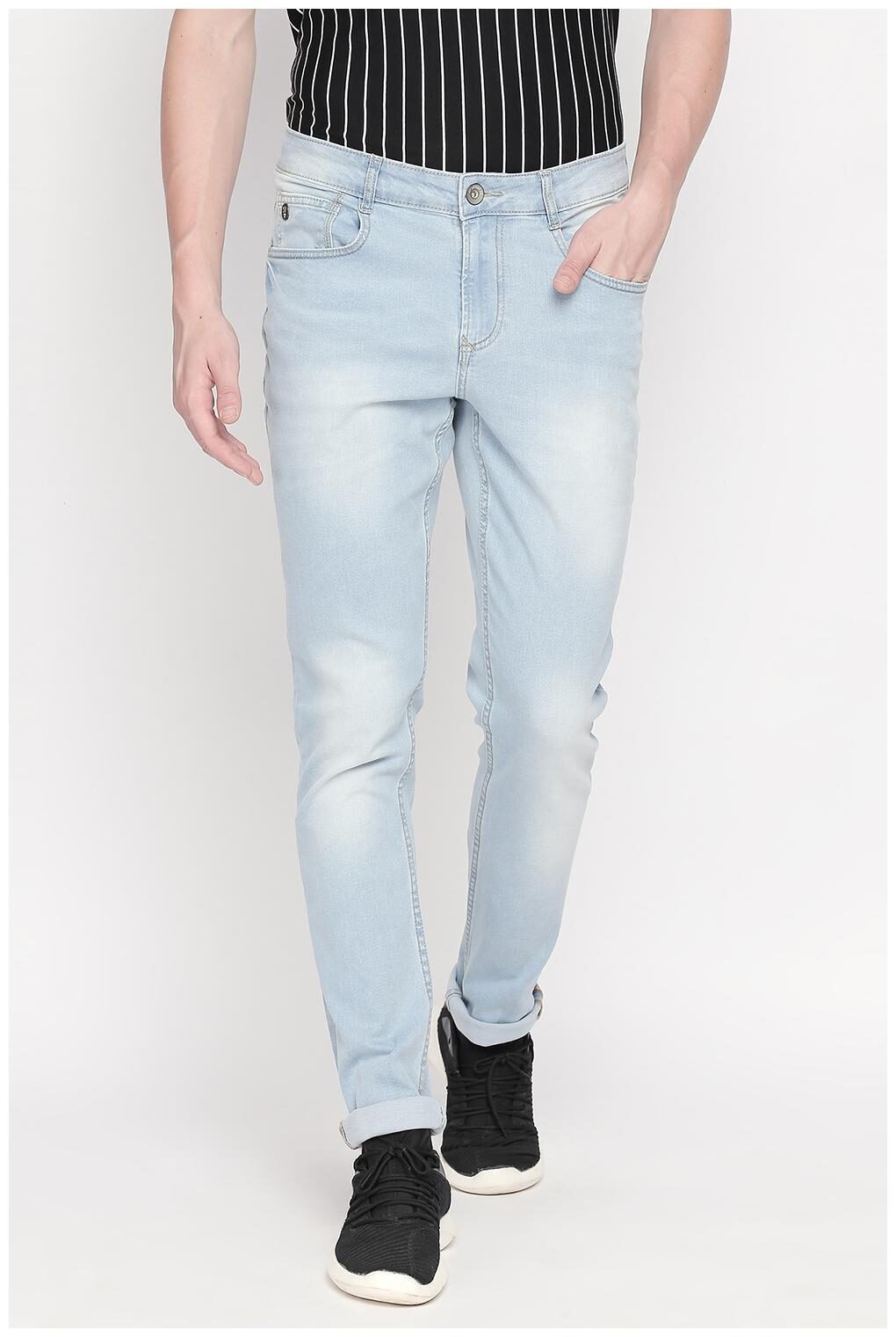 

SF Jeans By Pantaloons Men Blue Skinny Fit Jeans