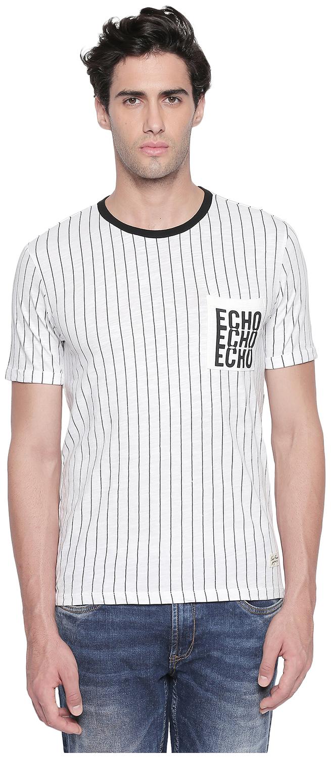 

SF Jeans By Pantaloons Men White Slim fit Cotton Round neck T-Shirt - Pack Of 1