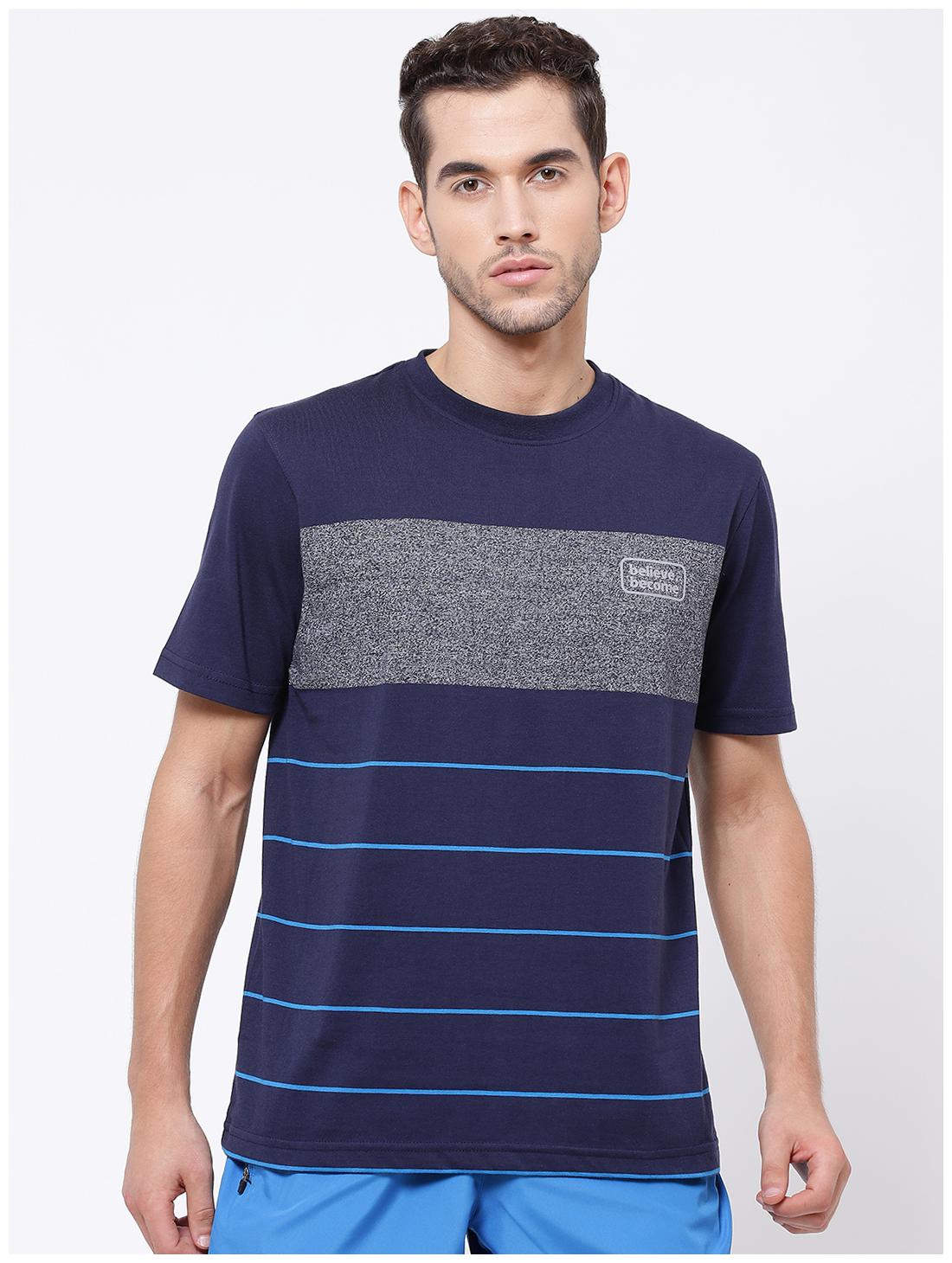 

SG Men Navy blue Regular fit Cotton Round neck T-Shirt - Pack Of 1