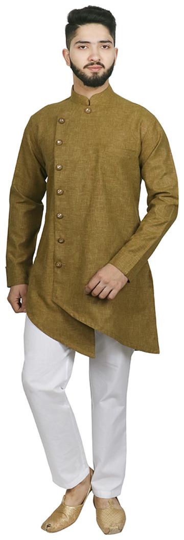 

SG LEMAN Green Kurta Pyjama Set For Men