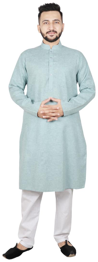 

SG LEMAN Kurta Pyjama For Men -Blue