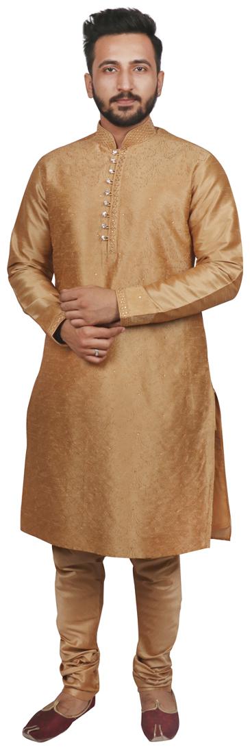 

SG LEMAN Kurta Pyjama set For Men Brown