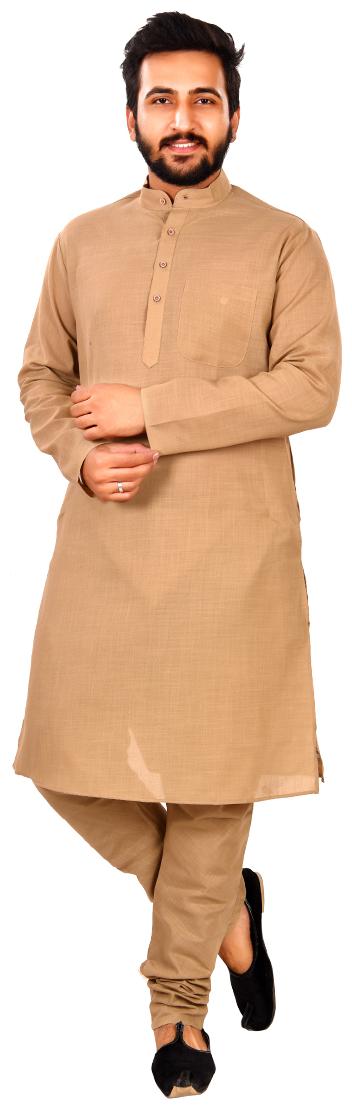 

SG LEMAN Kurta Payjama Set for Men - Gold