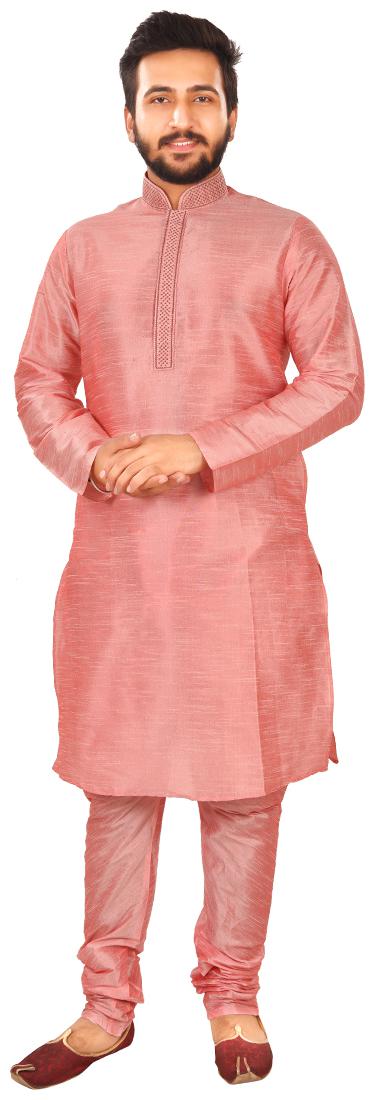 

SG LEMAN Kurta Payjama Set for Men - Pink