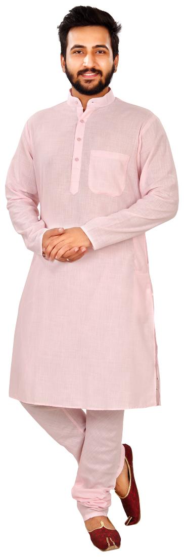 

SG LEMAN Kurta Payjama Set for Men - Pink