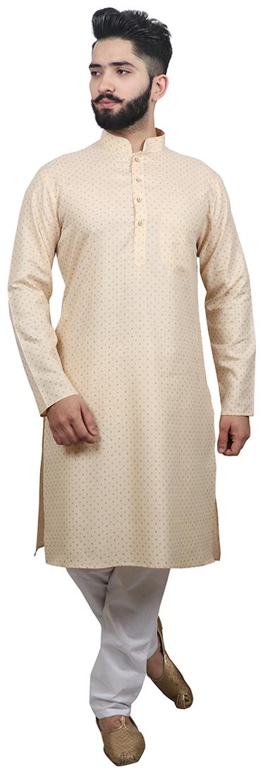 

SG LEMAN Kurta pyjamas For Men - Gold