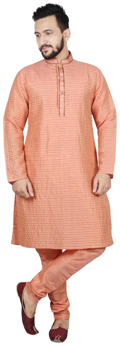 

SG LEMAN Kurta Pyjama For Men Pink color