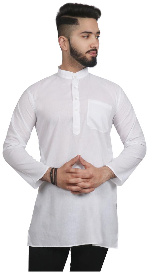 

SG LEMAN Men White Regular Fit Kurta