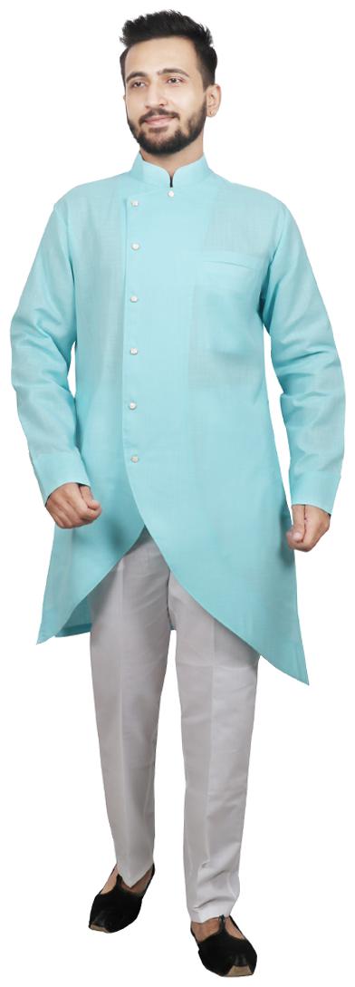 

SG LEMAN Kurta pyjama For Men Blue