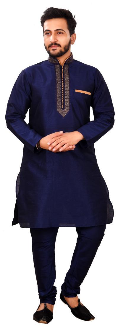 

SG LEMAN Kurta Payjama Set for Men - Blue