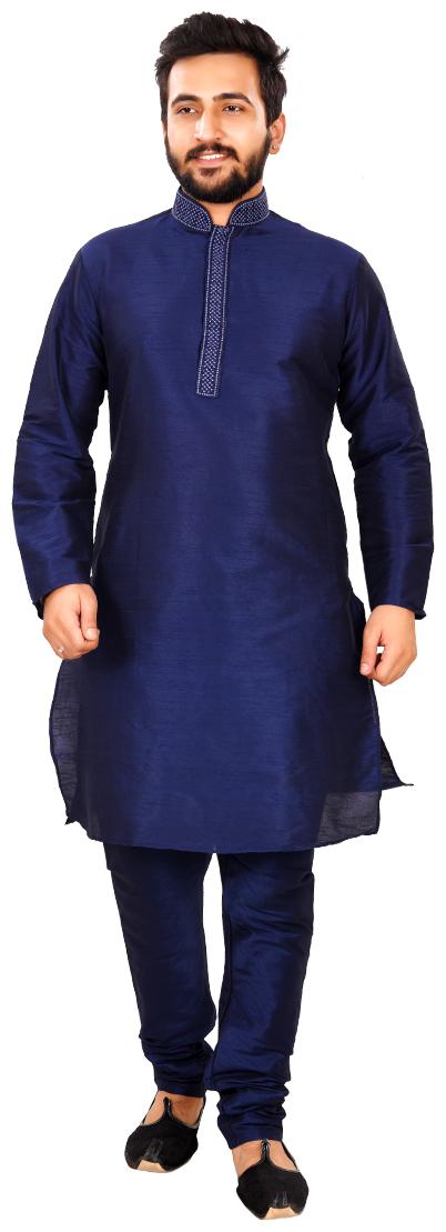 

SG LEMAN Kurta Payjama Set for Men - Blue