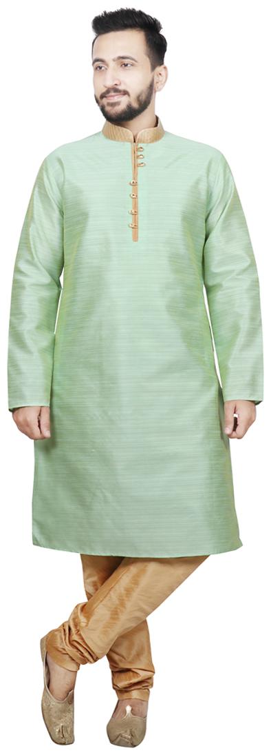 

SG LEMAN Kurta pyjama For Men Green