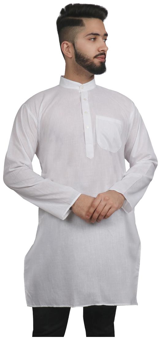 

SG LEMAN Men White Regular Fit Kurta