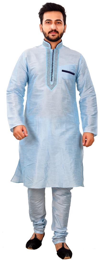 

SG LEMAN Kurta Payjama Set for Men - Blue