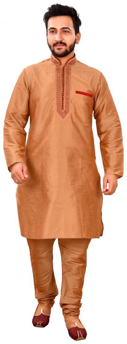 

SG LEMAN Kurta Payjama Set for Men - Gold