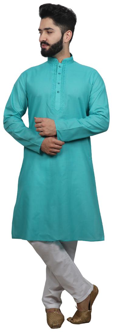 

SG LEMAN Kurta pyjamas For Men - Green