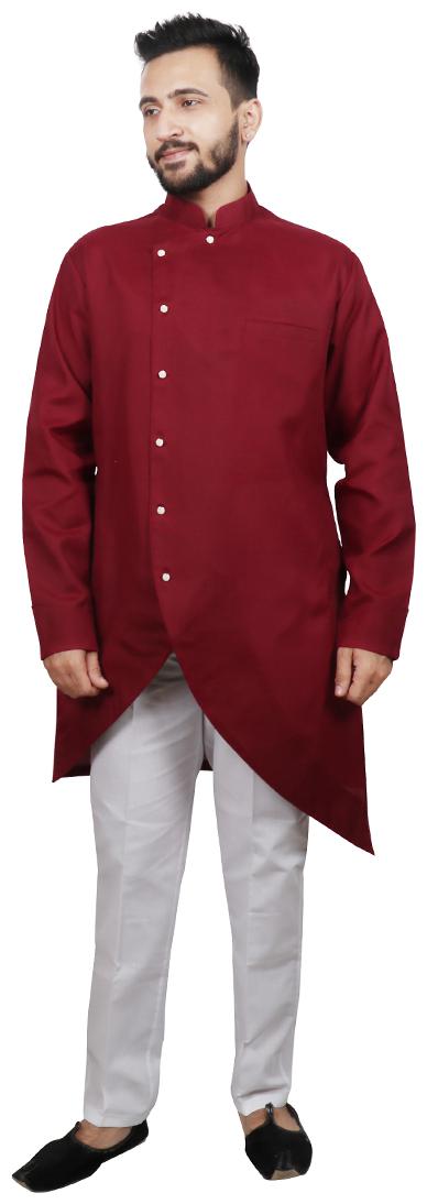 

SG LEMAN Kurta pyjama For Men Maroon