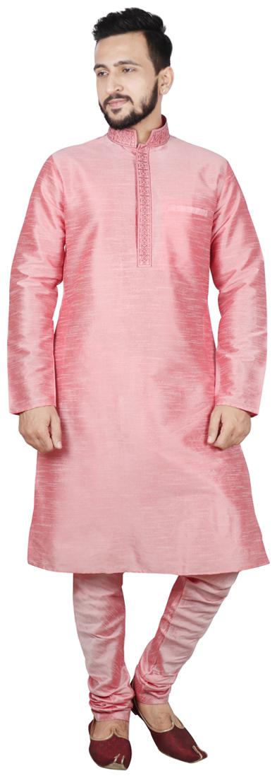

SG LEMAN Kurta Pyjama For Men Pink color
