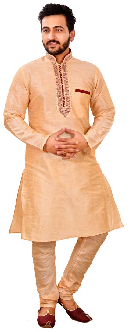 

SG LEMAN Kurta Payjama Set for Men - Gold