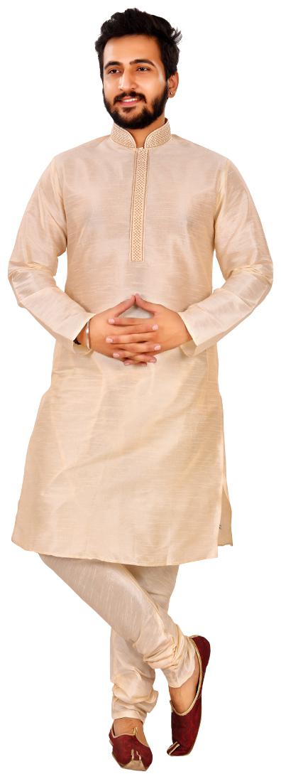 

SG LEMAN Kurta Payjama Set for Men - Cream