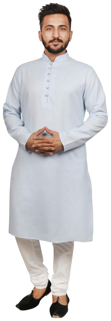 

SG LEMAN Kurta Pyjama set For Men Blue color