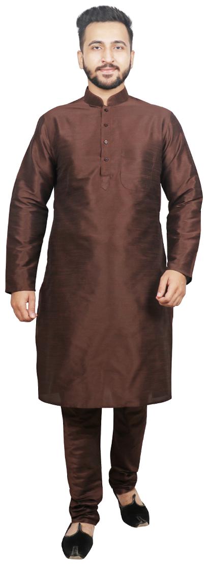 

SG LEMAN Kurta pyjama For Men Brown