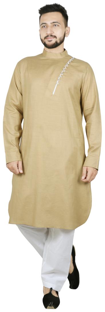 

SG LEMAN Men Dupion Kurta Pyjama -Green