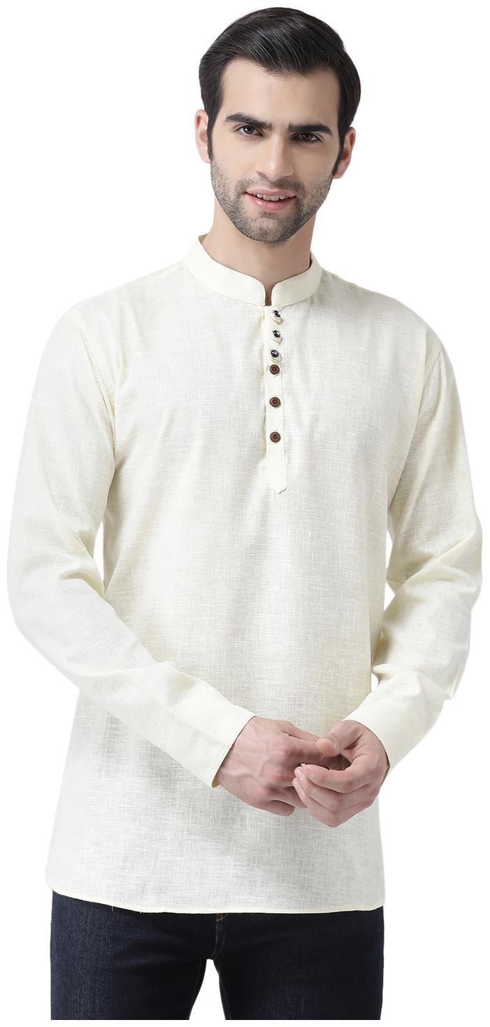 

SG LEMAN Men White Regular Fit Kurta