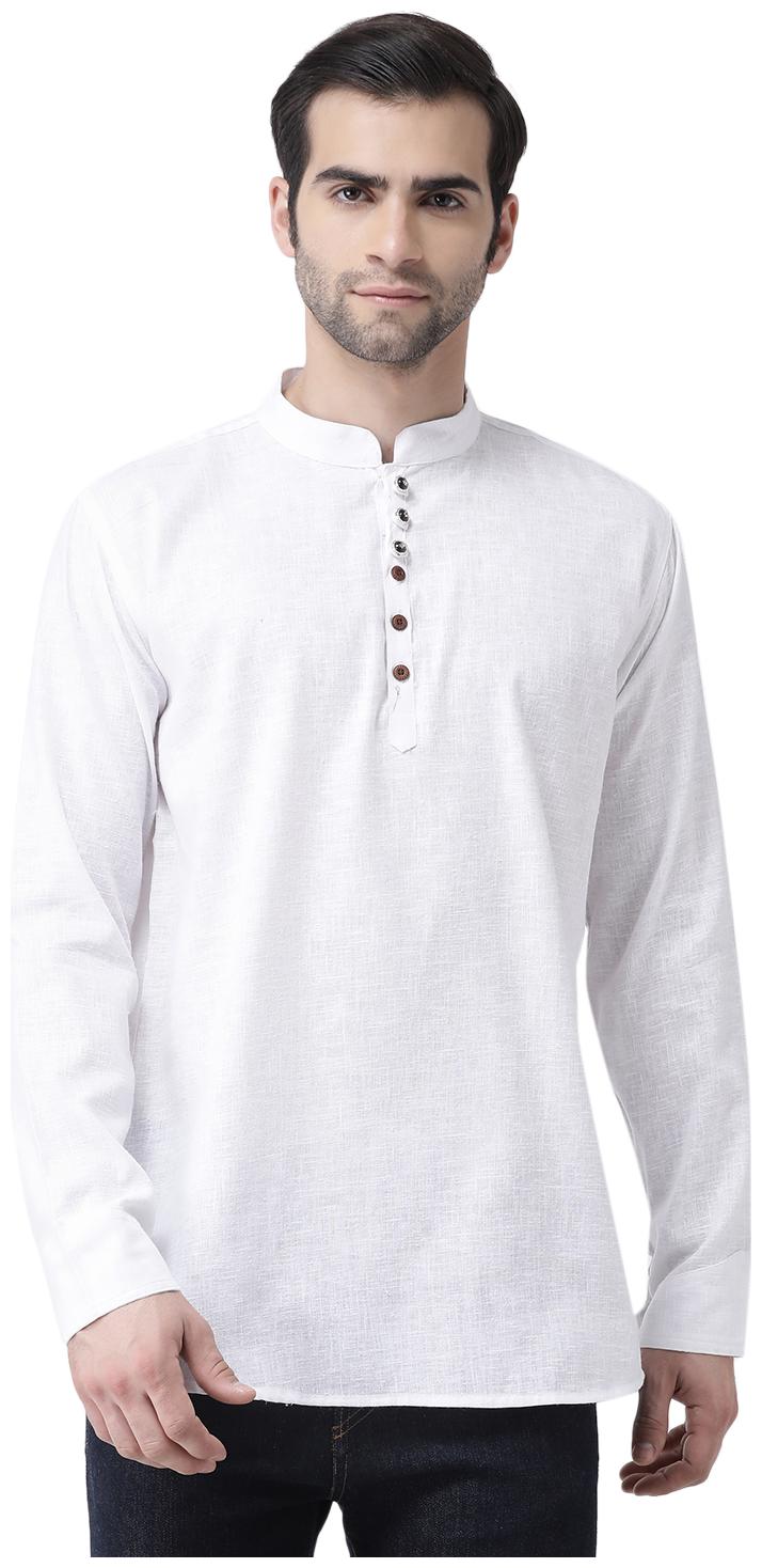 

SG LEMAN Men White Regular Fit Kurta