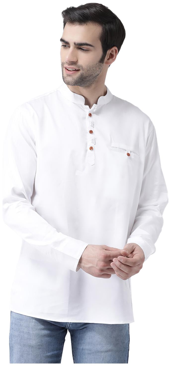 

SG LEMAN Men White Regular Fit Kurta